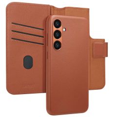 Accezz Étui de téléphone portefeuille en cuir 2-en-1 avec MagSafe Samsung Galaxy S23 FE - Sienna Brown