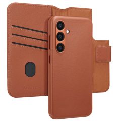 Accezz Étui de téléphone portefeuille en cuir 2-en-1 avec MagSafe Samsung Galaxy S24 - Sienna Brown