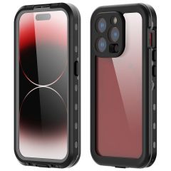 Redpepper Coque imperméable Dot Plus iPhone 15 Pro - Noir