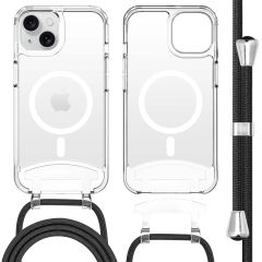 iMoshion Coque MagSafe avec cordon amovible iPhone 15 - Transparent