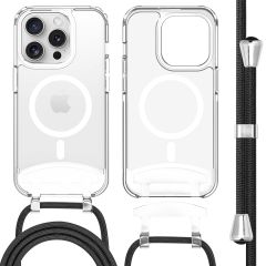 iMoshion Coque MagSafe avec cordon amovible iPhone 15 Pro - Transparent