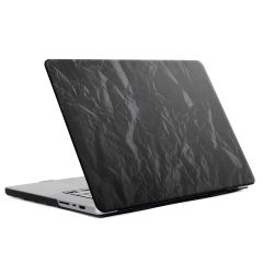 Selencia Coque en velours MacBook Pro 14 pouces (2021) / Pro 14 pouces (2023) M3 chip - A2442 / A2779 / A2918 - Noir