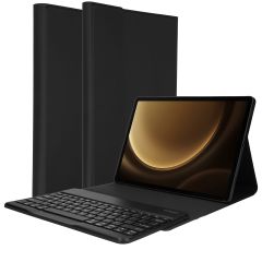 Accezz QWERTY Bluetooth Keyboard Bookcase Samsung Galaxy Tab S9 FE Plus