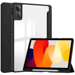 iMoshion Coque tablette rigide Trifold Xiaomi Redmi Pad SE - Noir