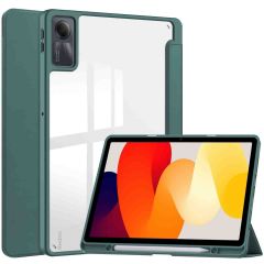 iMoshion Coque tablette rigide Trifold Xiaomi Redmi Pad SE - Vert