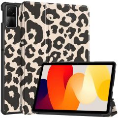 iMoshion Coque tablette Design Trifold Xiaomi Redmi Pad SE - Leopard