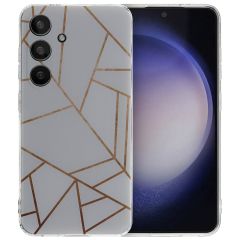 iMoshion Coque Design Samsung Galaxy S24 - White Graphic