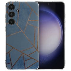 iMoshion Coque Design Samsung Galaxy S24 Plus - Blue Graphic