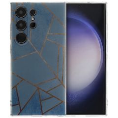 iMoshion Coque Design Samsung Galaxy S24 Ultra - Blue Graphic