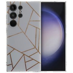iMoshion Coque Design Samsung Galaxy S24 Ultra - White Graphic