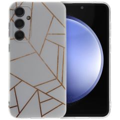 iMoshion Coque Design Samsung Galaxy S23 FE - White Graphic