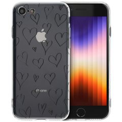 iMoshion Coque Design iPhone SE (2022 / 2020) / 8 / 7 - Hearts