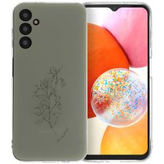 iMoshion Coque Design Samsung Galaxy A14 (5G/4G) - Floral Green