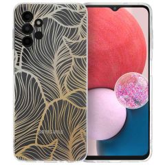 iMoshion Coque Design Samsung Galaxy A13 (4G) - Golden Leaves