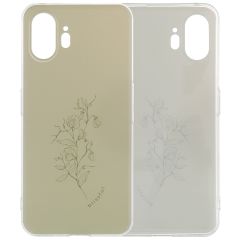 iMoshion Coque Design Nothing Phone (2) - Floral Green