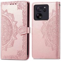 iMoshion Etui de téléphone portefeuille Mandala Xiaomi 13T / 13T Pro - Rose Dorée