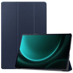 iMoshion Coque tablette Trifold Samsung Tab S9 FE Plus / Tab S9 Plus 12.4 pouces - Bleu clair