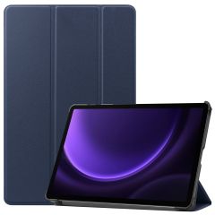iMoshion Coque tablette Trifold Samsung Tab S9 FE 10.9 pouces / Tab S9 11.0 pouces - Bleu clair