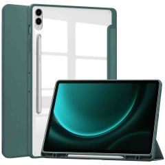 iMoshion Coque tablette rigide Trifold Samsung Tab S9 FE Plus / Tab S9 Plus - Vert