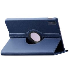 iMoshion Coque tablette rotatif à 360° Lenovo Tab M10 5G - Bleu foncé