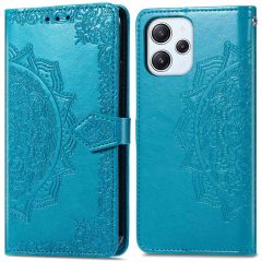 iMoshion Etui de téléphone portefeuille Mandala Xiaomi Redmi 12 - Turquoise 