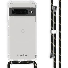 iMoshion Coque avec dragonne Google Pixel 7 Pro - Noir / Dorée