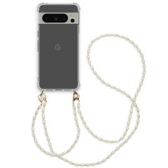 iMoshion Coque avec dragonne + ﻿bracelet - Perles Google Pixel 8 Pro - Transparent