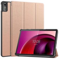 iMoshion Coque tablette Trifold Lenovo Tab M10 5G - Rose Dorée