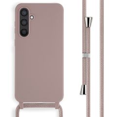 iMoshion Coque en silicone avec cordon Samsung Galaxy S23 FE - Sand Pink