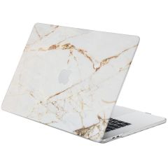 iMoshion Coque Design Laptop MacBook Air 15 pouces (2023) - White Marble