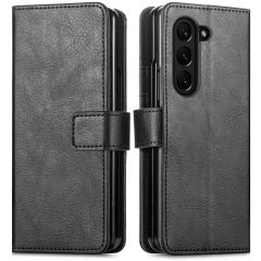 iMoshion Étui de téléphone portefeuille Luxe Samsung Galaxy Z Fold 5 - Noir