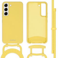 iMoshion Coque de couleur avec cordon amovible Samsung Galaxy S22 - Jaune