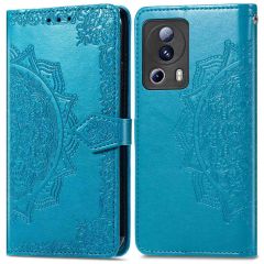 iMoshion Etui de téléphone portefeuille Mandala Xiaomi 13 Lite - Turquoise