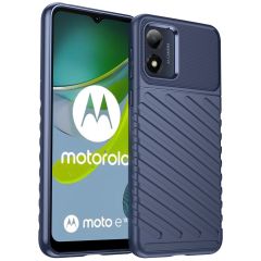 iMoshion Coque Arrière Thunder Motorola Moto E13 - Bleu foncé