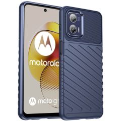 iMoshion Coque Arrière Thunder Motorola Moto G73 - Bleu foncé