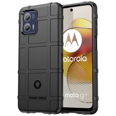 iMoshion Coque Arrière Rugged Shield Motorola Moto G73 - Noir