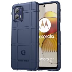 iMoshion Coque Arrière Rugged Shield Motorola Moto G73 - Bleu foncé