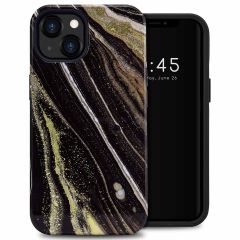 Selencia Coque arrière Vivid iPhone 13 - Chic Marble