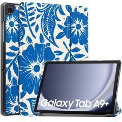 iMoshion Coque tablette Design Samsung Galaxy Tab A9 Plus - Flower Tile
