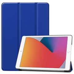 iMoshion Coque tablette Trifold iPad 7 (2019) / iPad 8 (2020) / iPad 9 (2021) 10.2 inch - Cobalt Blue