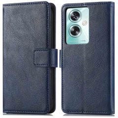 iMoshion Étui de téléphone portefeuille Luxe pour Oppo A79 - Bleu foncé