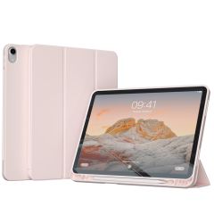 Accezz Étui de téléphone portefeuille Smart Silicone iPad Air 5 (2022) / iPad Air 4 (2020) - Rose