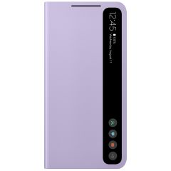 Samsung Étui de téléphone portefeuille Clear View Galaxy S21 FE - Lavender