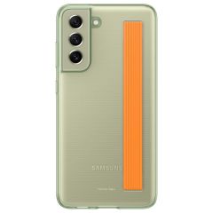Samsung Original Coque Slim Strap Galaxy S21 FE - Olive Green