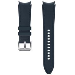 Samsung Bracelet Cuir Hybrid 20mm M/L Galaxy Watch Active 4 / Active 2 - Navy