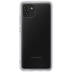 Samsung Coque Silicone Clear Galaxy A03 - Transparent