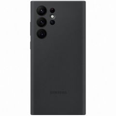 Samsung Coque en silicone Galaxy S22 Ultra - Black