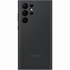 Samsung Étui de téléphone portefeuille LED View Galaxy S22 Ultra - Black