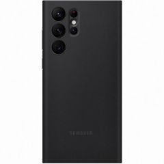 Samsung Original étui de téléphone portefeuille Clear View Galaxy S22 Ultra - Black