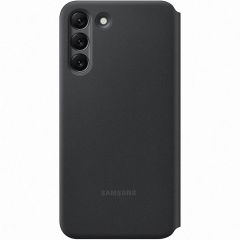 Samsung Original étui de téléphone portefeuille LED View Galaxy S22 Plus - Black